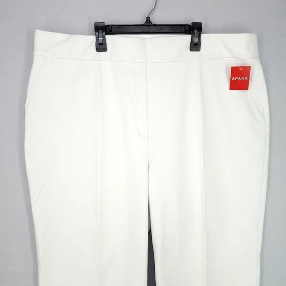 Spanx Flare Pant Stretch Waist Band Body Shaping Silver Lining Plus Size Tall 3X - Picture 10 of 15